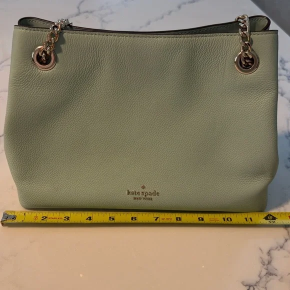 🍀Kate Spade Halle Chain-Handle Shoulder Bag in Seawater AND Matching Wallet!!